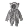 Overalls Born Baby Footies 2022 Winter Warme Kleidung 3 9 6 12 24 Monate Kinder Jungen Mädchen Baumwolle Kleinkind Säugling5983456