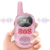 DJ300 Wireless 3KM Children Toy Walkie Talkies USB Charging ABS Outdoor Interactive Call Two Way Radio Kids Funny Gifts