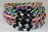 wholesale choisissez votre baseball softball Collecte de fonds Lot 100 Tornado Twist Titanium Sports Collier 2 Corde