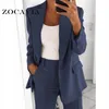 Women's Suits & Blazers Commute Autumn Elegant Office Blazer Women Black Jacket Female Oversize Tailleur Femme Vintage Coat 5XL