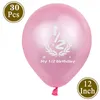 Party Decoration Half Birthday Decorations Kit It's My 1/2 Banner Balloons Crown Hat For 6 Months Baby Boy Girl Shower Decor