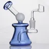 Portable Fookah Set Glass Rura Bong Rury wodne Bongs Oil Dab Rigs