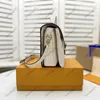 Luxurys Designers Bags Ünlü Messenger Çantası S Pochette 2 Renkli Omuz Çantası İnek Deri Çanta Mektubu Kabartma Kadın Çantalar2698