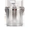 Stainless Steel Tea Ball Strainer Soup Seasonings Separation Basket Spice Filter with Extended Chain Hook for Home Kitchen