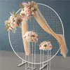 Dekorativa Blommor Kransar Jarown Bröllop Blommarrangemang Pampas Grass Natural Torkad Reed Row Diy Backdrop Decor Arch Anpassa