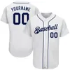 Custom White Royal-Red-7868 Authentic Baseball Jersey