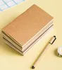 2021 Notebooks Cowhide Paper Notebook Blank Notepad Vintage Soft Daily Memos For Sketching Graffiti Hand-drawing 32 Sheets 64 Pages