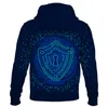 Mäns Hoodies Sweatshirts Vetenskaplig stil 3D-tryck Zipper Casual Spring Höst Streetwear Men Kläder Hooded Top Plus Storlek