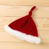 2 قطع الاطفال عيد الميلاد الزي رقيق خياطة السباغيتي حزام أكمام زلة اللباس معقود قبعة للبنات G1026
