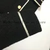 Damskie garnitury Blazers 2021 Metal Button Switching Drukowanie Moda Top Temperament Kapel Wszechstronny Slim Fit Tweed Suit C.