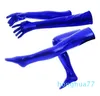 Adult kids Unisex Long Shiny Metallic Gloves and Tights High Stockings Halloween Cosplay Accessory