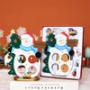 Christmas Decorations Wooden For Bedroom Party Detachable Xmas Gift With Ornaments 3D DIY Craft Mini Tree Set Free Standing Tabletop Decor