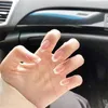 Fałszywe paznokcie 24 sztuk Francuski dla kobiet Proste różowe fałszywe akrylowe pełne wskazówki naciśnij na narzędzia do manicure nail