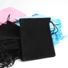 Новое поступление 100 шт. Mix Color 5x7cm бархатная сумка / ювелирная сумка / бархатная сумка для вечеринок простой дизайн, но полезные ювелирные сумки