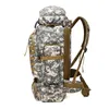 80L Wodoodporna Molle Camo Tactical Plecak Wojskowy Wojskowy Turystyka Camping Plecak Podróż Plecak Plecak Outdoor Sports Bag Y0721