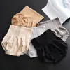 Hohe Taille Nahtlose Höschen Bauch Frauen Unterwäsche Spitze Gestaltung Sicherheit Shorts Atmungs Hip Lift Damen Höschen Sport Fitness Weibliche