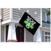 Arctic Cat Skull 3x5ft Flaggor Utomhusbanners för killar 100D Polyester Hög kvalitet med mässingsgrommets