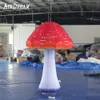 Fullt tryck gigantisk uppblåsbar svamp som lyser i mörkret med 16 färger LED-lampor som ändras för bröllopsdekoration