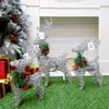 Decorações de Natal 2022 Ano Decoração Enfeites Gold Deer Elk Led Light Tree Scene Room House Navidad Decor71387085142350