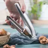 Chestnut Clip 304 Stainless Steel Chestnut Cracker Pecan Walnut Plier Opener Multi-function Metal Nut Sheller Cutter Tool GWD10905