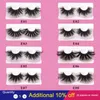 Paire des cils de vison de vison 30 mm cils moelleux longs en désordre faux épais faux cils dramatiques entiers en bulk3459717