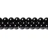 Perles rondes en Agate noire naturelle, semi-finies, pour bricolage, bijoux, démagnétisation manuelle, accessoires, cadeau, vente en gros