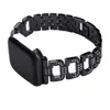 Luxe Diamond Armband Metalen Strap voor Apple Watch Series 6 5 4 SE Dames Rhinestone Horlogeband Iwatch 44mm 42mm 40mm 38mm Polsbanden Smart Accessoires