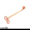 Stripless candle scissors gold plated stainless steel candles clipper accessories tools