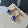 L M32 med Box Luxury Designer Cufflinks Men French Shirt Cuff Links Classic Gift286e