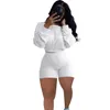 Women Tracksuits Two Pieces Outfits Designers Clothes 2021 Bat Sleeve Top Pleated Trousers Ladies Shorts Pants Set Jogging Suits