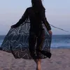 2021 Sexy Robe Frauen Bikini Abdeckung ups Strickjacke Kleider Spitze Häkeln Aushöhlen Pareos Para spielen Tuniken strand kleid