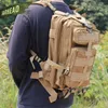 15 Color 3P Tactical Backpack Military Army Outdoor Rucksack Men Camping Tactical Knapsack Hiking Sports Molle Pack Climbing Bag Y0721