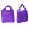 NEW12 Colors Solid color Portable Folding Bag Eco Friendly Nylon Grocery Shopping Bag Tote Pouch Organizer CCD9642