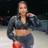 sexy faux leather jacket