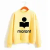 Plus Velvet Super Dalian Hoodie Women's Marant Spring and Autumn Loose Casual Pullover Hooded Sweater for Men