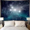 Spektakulär rymd Galax Väggduk Stor konst Tapestry Psychedelic Wall Hängande Strandhandduk Polyester Fiber Blanket Yoga 210609