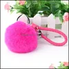 Key Rings Jewelry Arrival Rex Rabbit Hairball Chain Knitting Rope Creative Bag Strap Kr250 Keychains Mix Order 20 Pieces A Lot Drop Delivery