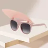 Desenhador de luxo Destacável flip boné óculos de sol para mulheres homens quadro completo Goggle jc20861