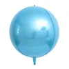 1pc 22inch 골드 실버 4D 라운드 호일 풍선 웨딩 생일 파티 장식 헬륨 풍선 Baloons Globos 풍선 장난감