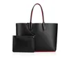 Kvinnor Luxurys Fashion Bag Cabata Designer Totes Rivet äkta läderhandväskor Composite Famous Purse Shopping Bags273e