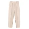 OL Office Style Womens Suit Pants Spring Summer Loose raka byxor svarta långa byxor damer plus storlek byxor xs3xl 210412