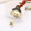 Pendentif Colliers Vintage Mignon Éléphant Collier Rétro Métal Amour Clé Charmes Long En Cuir Chandail Chaîne Bronze Punk Bijoux Pour Femmes Cadeau