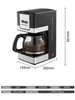 1.5l Home Mini Espresso Machine Mleko parowe Froth Przenośna ekspres do kawy Sprzęt kuchenny