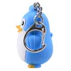 Keychains schattige pinguïn sleutelring led fakkel met geluid Keychain Christmas Xmas feest gunsten tas vulstoffen geschenken leuk speelgoed voor kinderen volwassen miri22