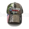 Donald Trump 2024 Cappelli da festa Camouflage Berretti da baseball per elezioni presidenziali statunitensi Regolabili Sport all'aria aperta Camo Trump Hat CYZ3143