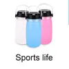 Water Bottle Solar Power LED Light Cup Rechargeable Multifunction Outdoor Camping Tent Glowing FOU99