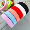 2022 Multi Color Thick Padded Headbands Women Wide Solid Hairbands Bezel Comfy Head Hoop Elegant Hair Clip Turban Hair Accessories