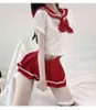 NXY Sexy set 2 colores JapanKorean JK Uniforme Cosplay Lencería Dirndl School Girl Sexy Disfraces lindos Mujeres Uniformes Ropa B8777032