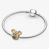 100% 925 Sterling Silver Mouse Pumpkin Charms Fit Original European Charm Bracelet Fashion Women Halloween Jewelry Accessories
