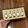 Conjunto de perfume neutro 9 ml * 5 peças terno spray fragrâncias duradouras de longa duração EDC 4 opções para presente 1V1Charming cheiro rápido entrega gratuita